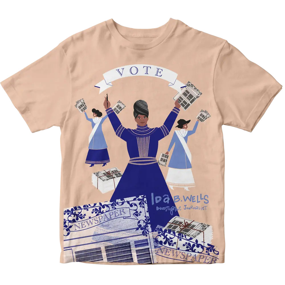 Toddler Ida B Wells Trailblazer Tee Piccolina Kids