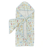 Hooded Towel Set - Breakfast Lou Lou Lollipop