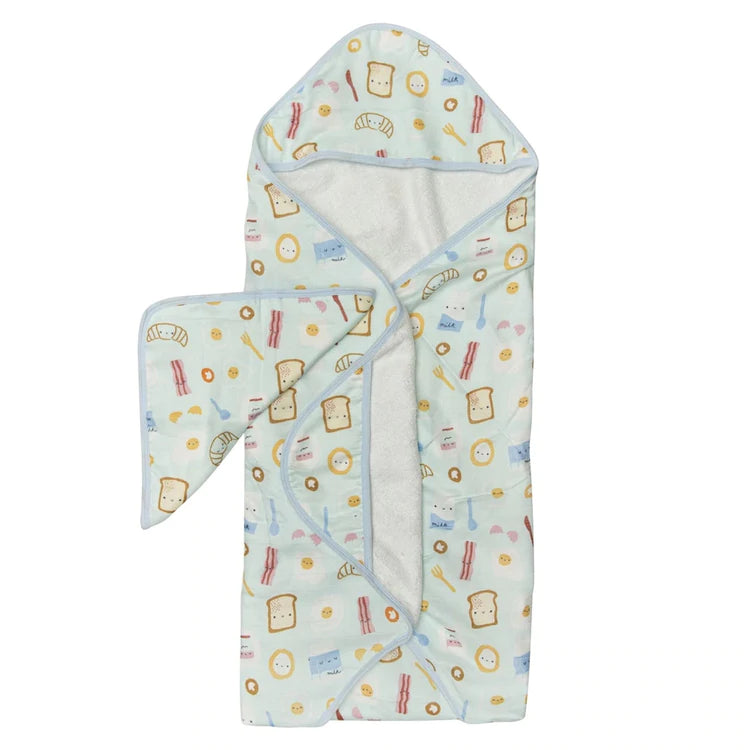 Hooded Towel Set - Breakfast