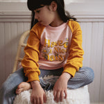 Kid Have a Nice Daisy Retro Raglan French Terry STRAWBERRY JAM