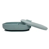 Divided Plate with Lid- Blue Lou Lou Lollipop