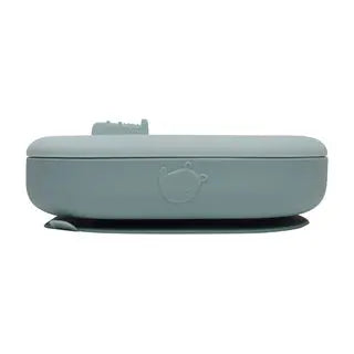 Divided Plate with Lid- Blue Lou Lou Lollipop