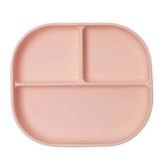 Divided Plate with Lid- pink