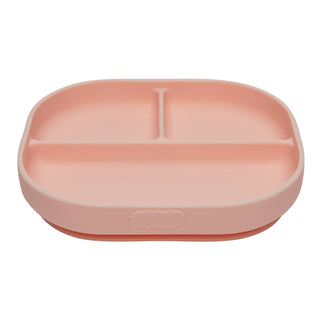 Divided Plate with Lid- pink