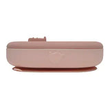 Divided Plate with Lid- pink Lou Lou Lollipop