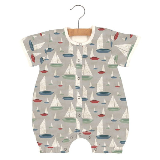 Marina Sailboats Bamboo Mini Romper