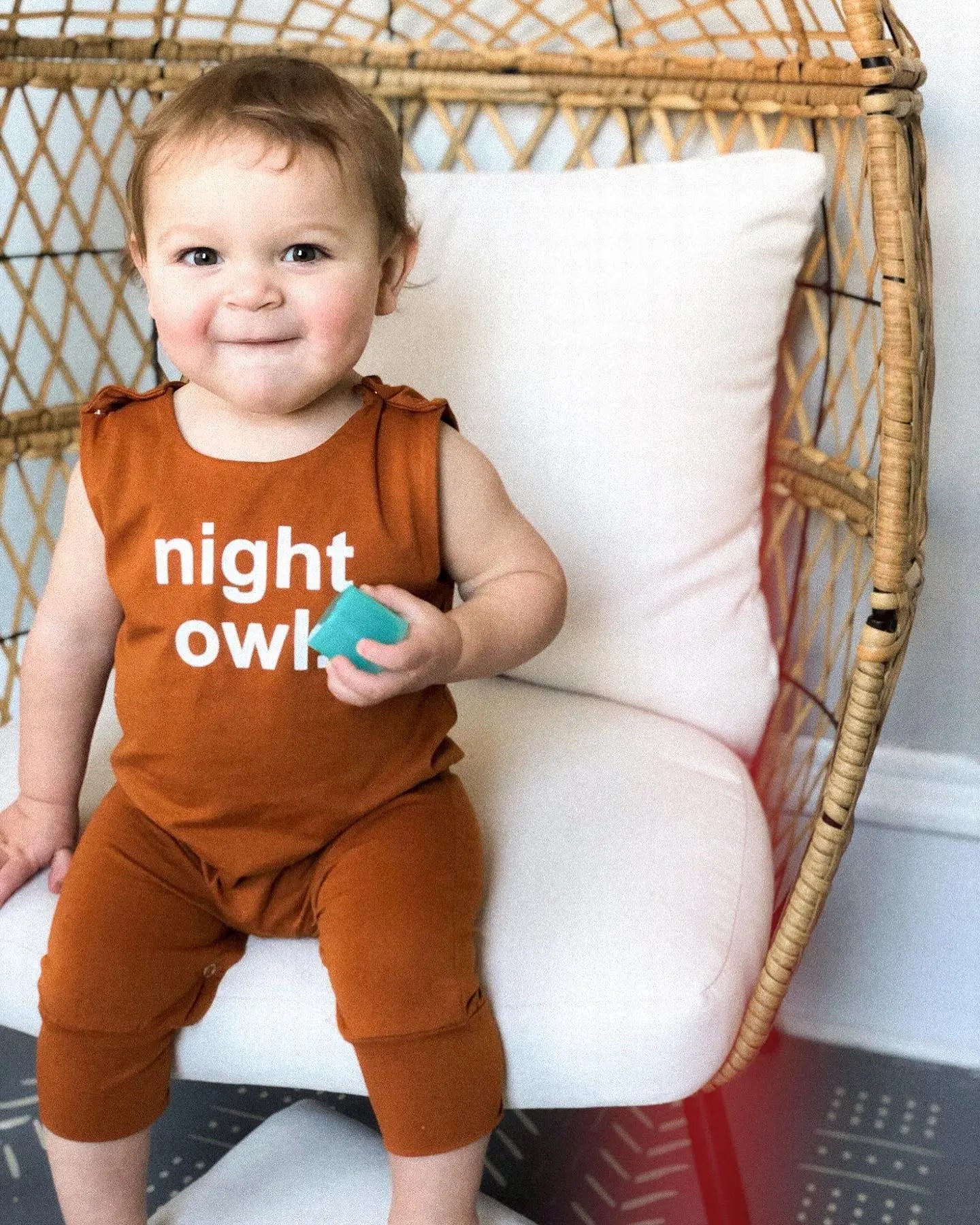 Baby Night Owl Romper DENVER JAMES