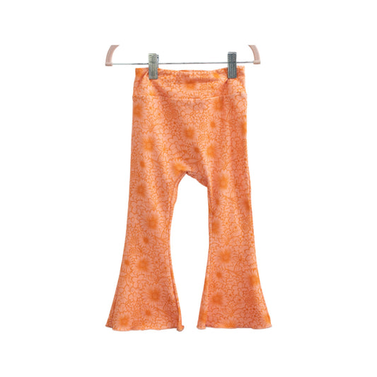 Pink and Orange Printed Bell Bottoms Baby Toddler Girls